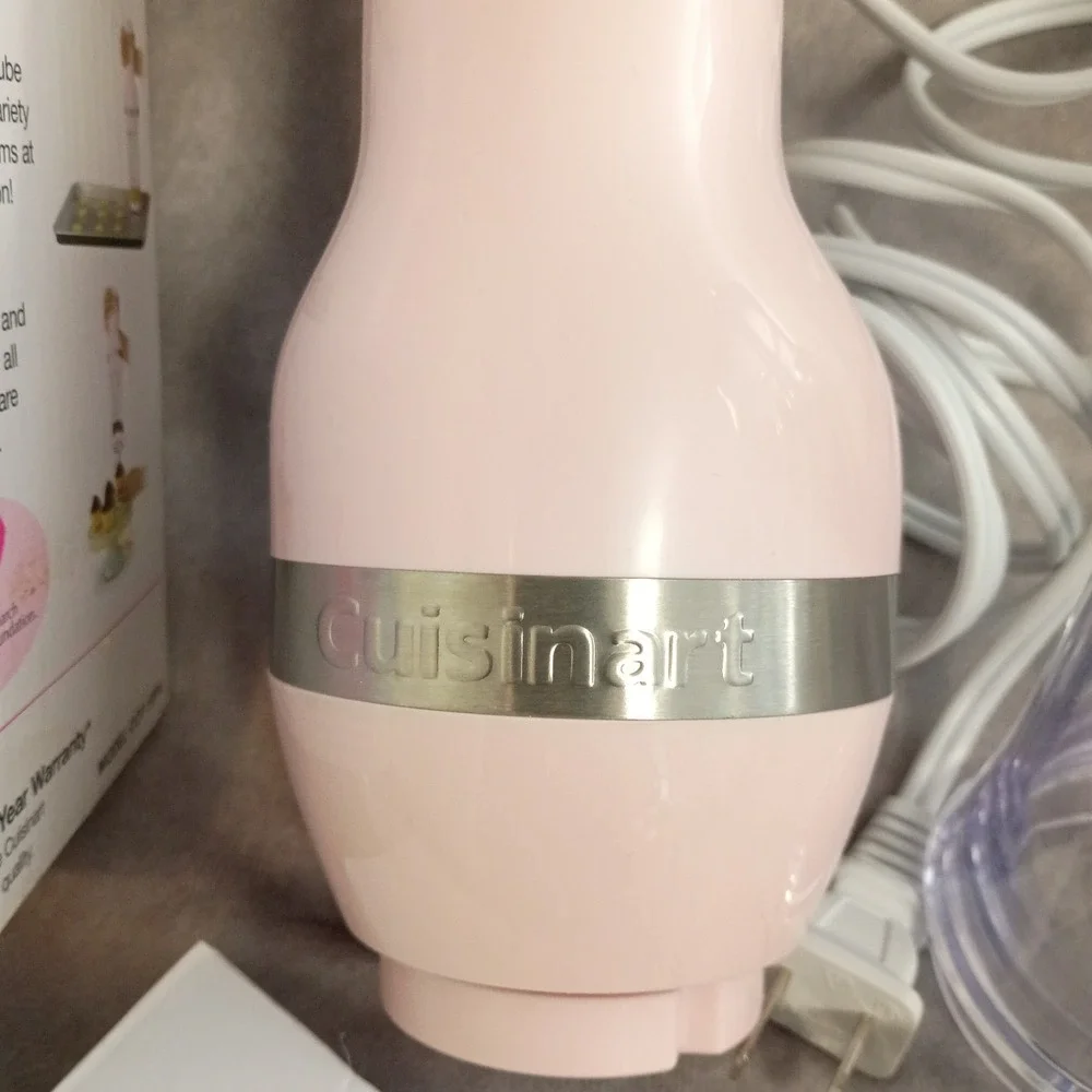 Cuisinart Pink Series Electric Cookie Press‎ CCP10 12 Plates/6 Tips Tested